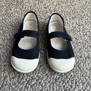 Jacadi Navy and White Kids Shoes